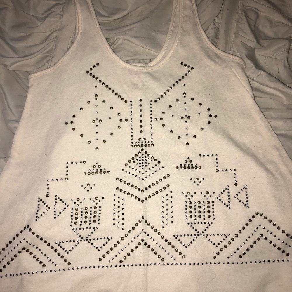 Cream “Aztec” Tank